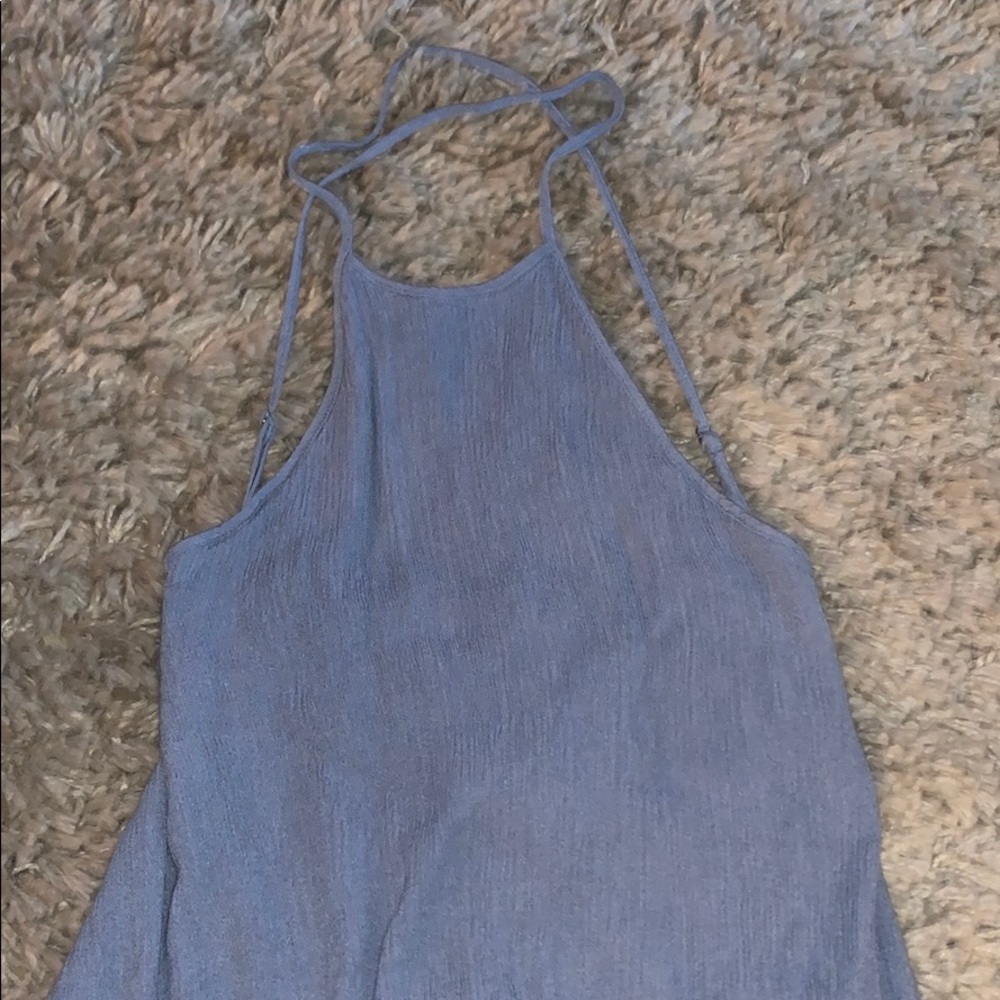 Cross strap tank top